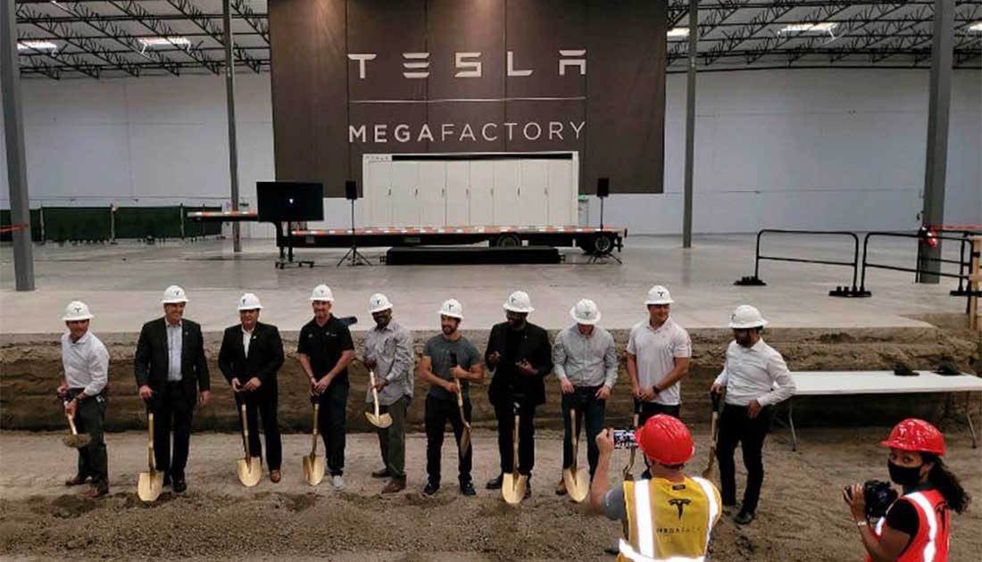 Στην Καλιφόρνια το «Megafactory» της Tesla για τη κατασκευή μπαταριών Megapack